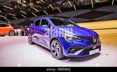 Der neue Renault Clio wurde während der 2019 Genfer Autosalon am Dienstag, 5. März, 2019 präsentiert. (CTK Photo/Josef Horazny) Stockfoto