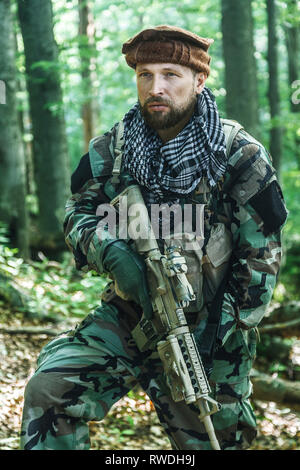 Mitglied der Navy Seal Team, auch als Taliban Jäger bekannt. Stockfoto