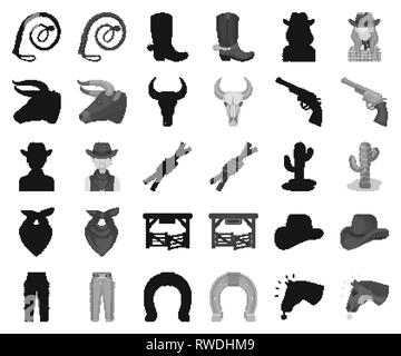 Zubehör, Kunst, Bandana, schwarz, monochrome, Stiefel, Stier, Kaktus, Sammlung, Wettbewerb, Cowboy, cowgirl, erschreckende, Design, Ausstattung, Extreme, Gate, Hand, Hut, Kopf, Hobby, Pferd, Hufeisen, Icon, Illustration, isoliert, jeans, Lasso, Logo, Knoten, Paddock, Ranch, Revolver, Reiter, Rodeo, Satz, Zeichen, Schädel, Symbol, Vector, Web, Peitsche, Vektor, Vektoren, Stock Vektor