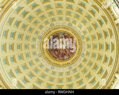 Innenansicht der Wisconsin State Capitol Building, Madison, Wisconsin, USA. Stockfoto