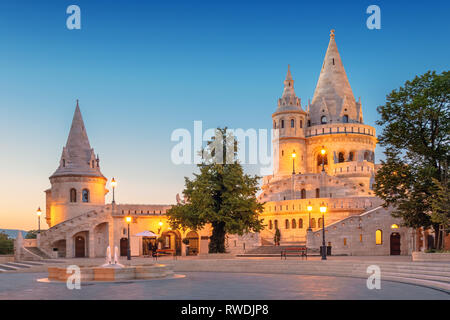 Fischerbastei in Budapest Ungarn Stockfoto