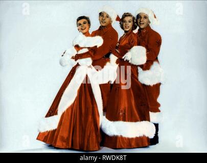 VERA - Ellen, Danny Kaye, Rosemary Clooney, Bing Crosby, White Christmas, 1954 Stockfoto