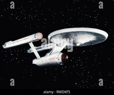 USS Enterprise NCC-1701, STAR TREK, 1966 Stockfoto