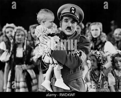 CHAPLIN, Der große Diktator, 1940 Stockfoto