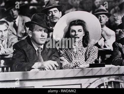 TRACY, HEPBURN, FRAU DES JAHRES, 1942 Stockfoto