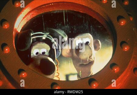 GROMIT, Wallace, einem großartigen Tag, 1989 Stockfoto