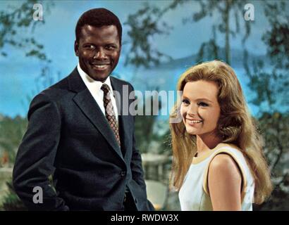 HOUGHTON, POITIER, erraten, WER KOMMT ZUM ABENDESSEN, 1967 Stockfoto