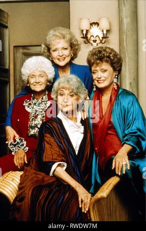GETTY, Arthur, WEISS, MCCLANAHAN, Golden Girls, 1985 Stockfoto