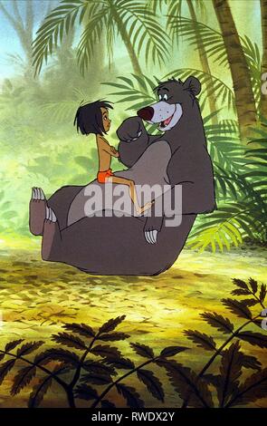 MOWGLI, Bär, DAS DSCHUNGELBUCH, 1967 Stockfoto