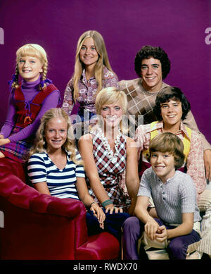 OLSEN, Plumb, MCCORMICK, Henderson, Williams, Ritter, LOOKINLAND, der Brady Bunch, 1969 Stockfoto