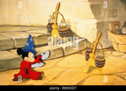 MICKEY MOUSE, Fantasia, 1940 Stockfoto