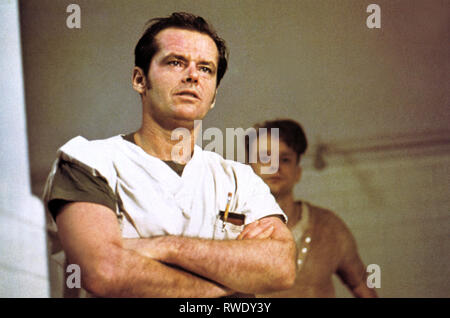 JACK NICHOLSON ONE FLEW OVER THE CUCKOO'S NEST, 1975 Stockfoto