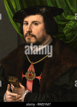 Portrait von Francisco de los Cobos y Molina; Jan Gossaert (Niederländischen, ca. 1478 - 1532); ca. 1530 - 1532; Öl auf Leinwand; digitale Bilder mit freundlicher Genehmigung Stockfoto