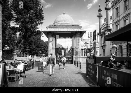 Kulissen der Royal Pavilion in Brighton, England Stockfoto