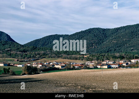 Landschaft in der Landschaft in Alava Stockfoto