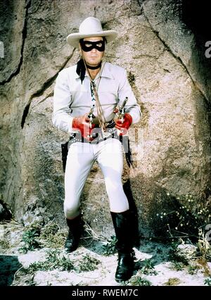 CLAYTON MOORE, der Lone Ranger, 1949 Stockfoto