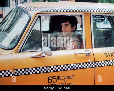 ROBERT DE NIRO, Taxifahrer, 1976 Stockfoto