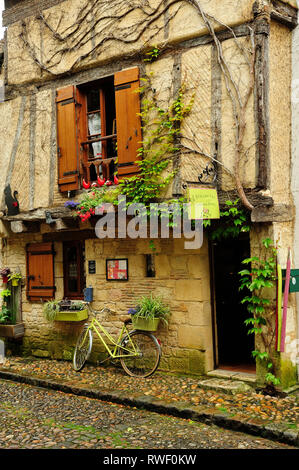 Rue du Grand Mouln, Bergerac, Dordogne, Aquitaine, Frankreich Stockfoto