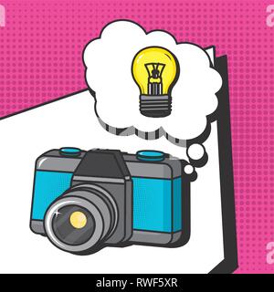Pop Art Konzept Cartoon Stock Vektor