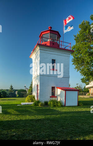 Leuchtturm, Goderich, Ontario, Kanada. Stockfoto