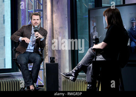 New York, NY - 11. April 2016: Chris O'Donnell Am Montag, 11.April 2016 bauen Serie innen Candids diskutieren "NCIS: Los Angeles' am Bau Studio, New York, NY (Foto von Steve Mack/S.D. Mack Bilder) Stockfoto