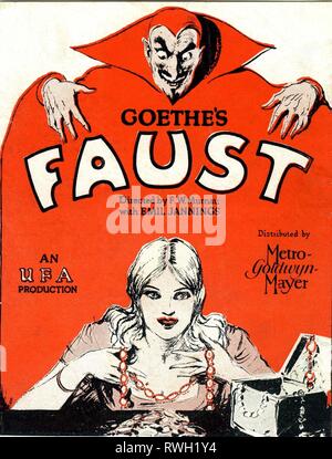 FAUST: Eine deutsche Volkssage Emil Jannings Gosta Ekman Camilla Horn Direktor F. W. Murnaus Stummfilm Deutschland Deutschland Universum Film (UFA) / Metro Goldwyn Mayer Stockfoto