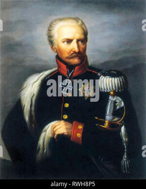 Gebhard Leberecht von Blucher, Porträtmalerei, nach Paul Ernst Gebauer, um 1815-1819 Stockfoto