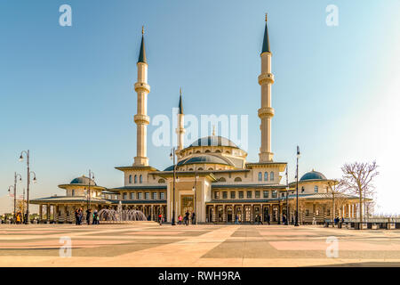 Ankara/Turkey-February 17 2019: Hirse Camii nur in der Nähe des Präsidialbüros in Bestepe Stockfoto