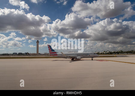 Der internationale Flughafen von Miami Florida Stockfoto