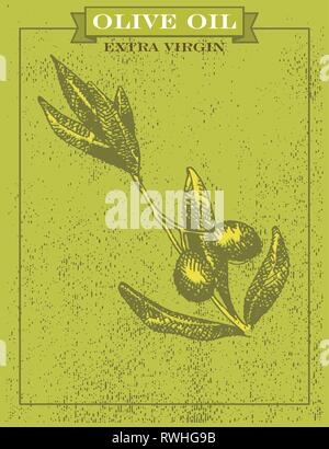 Öl Olivenöl Stock Vektor