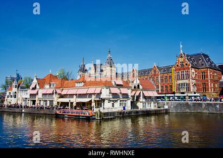 Irgendwo in Amsterdam, Niederlande Stockfoto