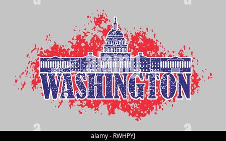 Washington DC Stock Vektor