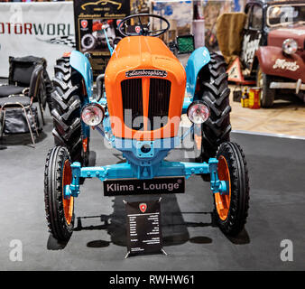 Traktor Lamborghini Lamborghinetta wurde während der 2019 Genfer Autosalon am Dienstag, 5. März, 2019 präsentiert. (CTK Photo/Josef Horazny Stockfoto