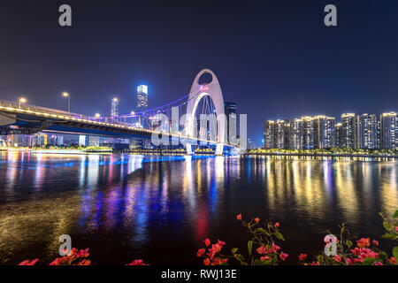 Städtische Landschaft von Guangzhou, China Stockfoto