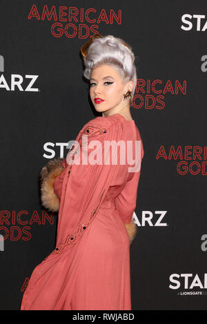 Los Angeles, CA, USA. 5 Mär, 2019. LOS ANGELES - MAR 5: Mosh am ''American Gods'' Saison 2 Premiere am Theater im Ace Hotel am 5. März 2019 in Los Angeles, CA Credit: Kay Blake/ZUMA Draht/Alamy leben Nachrichten Stockfoto