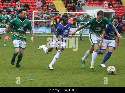 Mai 31, 2015 - London, England, UK-Promi Fußball sechs 2015, Charlton Football Club, Charlton Foto zeigt: Stockfoto