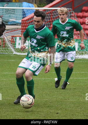 Mai 31, 2015 - London, England, UK-Promi Fußball sechs 2015, Charlton Football Club, Charlton Foto zeigt: Ray Quinn Stockfoto