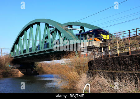 180 Zephyr Klasse, Grand Central Trains, East Coast Main Line Railway, Newark-on-Trent, Nottinghamshire, England, Großbritannien Stockfoto