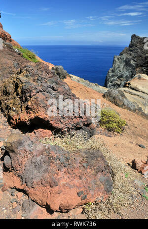 Um Madeira - Sao Lourenco Halbinsel Stockfoto