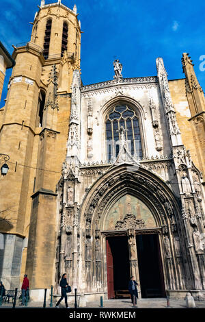 Frankreich. Bouches-du-Rhone (13). Aix-en-Provence. Kathedrale Von Saint Sauveur Stockfoto