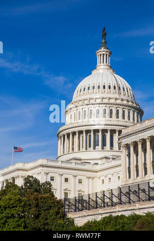 United States Capitol Building; Washington D.C., Vereinigte Staaten von Amerika Stockfoto