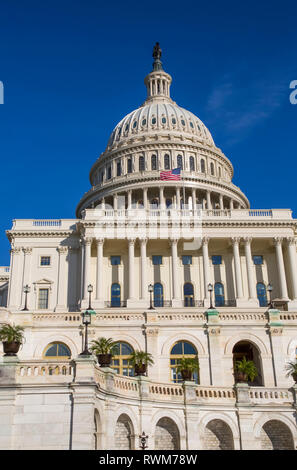 United States Capitol Building; Washington D.C., Vereinigte Staaten von Amerika Stockfoto