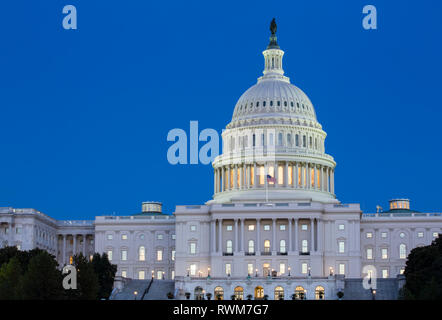 United States Capitol Building; Washington D.C., Vereinigte Staaten von Amerika Stockfoto
