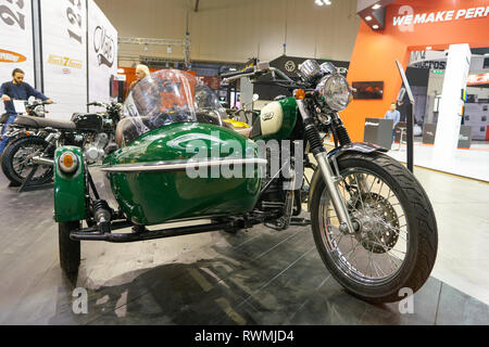 Mailand, Italien - 11. NOVEMBER 2017: ein Motorrad auf der EICMA 2017 - 75. Internationale Motorrad Ausstellung Stockfoto
