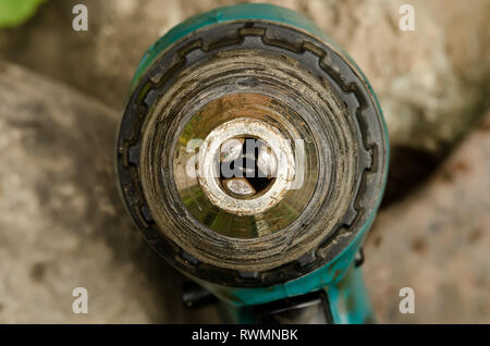 Bohrer Schnellspannbohrfutter Schraubendreher Adapter Stright - Shank Bohrer Fräser halten Stockfoto