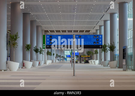 Neue Istanbul International Airport Terminal, Istanbul dritten Flughafen Stockfoto