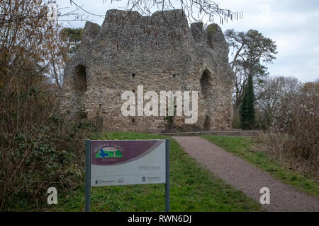 Odiham Castle, Odiham, Hampshire, RG29 1HQ UK Stockfoto