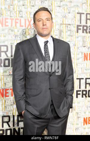 NEW YORK, NY - 03. März: Ben Affleck besucht die "Triple Frontier' Weltpremiere auf Jazz am Lincoln Center am 03 Maerz, 2019 in New York City. Stockfoto