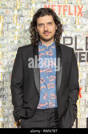 NEW YORK, NY - MÄRZ 03: Rich Vreeland besucht die "Triple Frontier' Weltpremiere auf Jazz am Lincoln Center am 03 Maerz, 2019 in New York City. Stockfoto