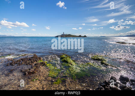 Weit d'Alcanada Leuchtturm in der Nähe von Alcudia auf Mallorca (Mallorca), Balearen, Spanien Stockfoto